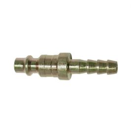 Interstate Pneumatics CPH443 1/4 Inch Industrial Steel Coupler Plug x 1/4 Inch Barb