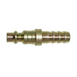 Interstate Pneumatics CPH463 1/4 Inch Industrial Steel Coupler Plug x 3/8 Inch Barb