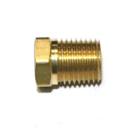 Interstate Pneumatics FB402 1/4 Inch NPT Male x 1/8 Inch NPT Female Brass Hex Bushing Reducer