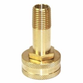 Interstate Pneumatics FGF104 3/4 Inch GHT Female x 1/4 Inch Male NPT Hose Fitting - Swivel
