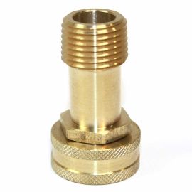 Interstate Pneumatics FGF108 3/4 Inch GHT Female x 1/2 Inch Male NPT Hose Fitting - Swivel