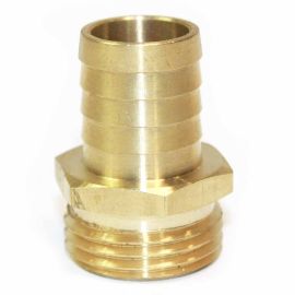 Interstate Pneumatics FGM312 3/4 Inch GHT Male x 3/4 Inch Barb Hose Fitting