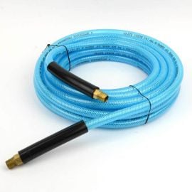 Interstate Pneumatics HU16-025 Light Blue Polyurethane (PU) Air Hose 3/8 Inch x 25 feet 200 PSI