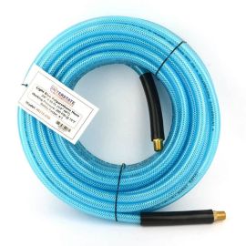 Interstate Pneumatics HU16-050 Light Blue Polyurethane (PU) Air Hose 3/8 Inch x 50 feet 200 PSI