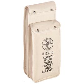 Klein Tools 5122-16 16 Inch long Combination Glove & Sleeve Bag, No. 4 Canvas
