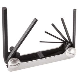 Klein Tools 70582 Seven-Key Metric Folding Hex-Key Set