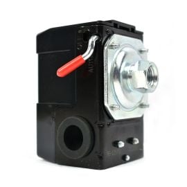 Superior Electric LF10-1H-MP Pressure Switch - 1/4 FPT One Port - Bend Lever Switch - 95-125 PSI fits Dewalt Hitachi Emglo Makita Porter Cable Ridgid Rolair Air Compressors