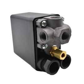 Superior Electric LF10-L4H Pressure Switch - 1/4 inch FPT Four Port - Push Pull Switch 95-125 PSI Fits Dewalt Hitachi Emglo Porter Cable Ridgid Makita Rolair Air Compressors