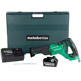 Metabo HPT CR18DBQ4M 18V Brushless Li-Ion Reciprocating Saw (6.0Ah x 1) ( Replacement Of CR18DBLM, CR18DBLP4 )