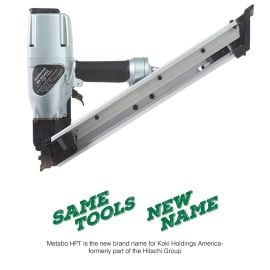 Metabo HPT NR65AK2M 2-1/2 Inch Strap-Tite Fastening System Strip Nailer