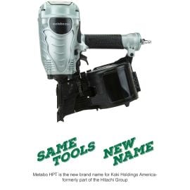 Metabo HPT NV90AGSM 3-1/2 Inch Coil Framing Nailer