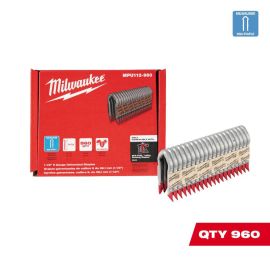 Milwaukee MPU112-960 1.5 Inch 9 Gauge Galvanized Staples