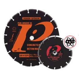 Pearl Abrasive LW1008CP 10 x 0.080 x DIA - 5/8 Adapter LWCP Series Premium Green Concrete / Asphalt Blade
