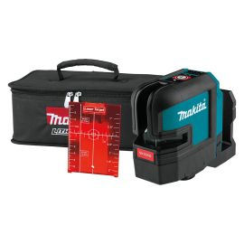 Makita SK105DZ 12V max CXT® Self-Leveling Cross-Line Red Laser, (Tool Only)