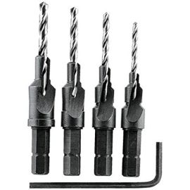 Bosch SP515 Hex Shank Screw Pilot Bit Set - 5 Pieces