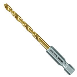 Bosch TI2137IM 5/32 Inch Impact Tough Titanium Drill Bits - 5 Pieces