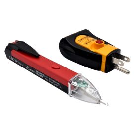 Superior Electric TR120KIT Dual Range No Contact Voltage & GFCI Receptable Tester Kit