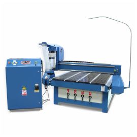Baileigh WR-84V 220V 1 Phase CNC Router 4x8' Table w/ T-Slots, 7.5HP Spindle (Vacuum Ready, Pump Sold Separately)