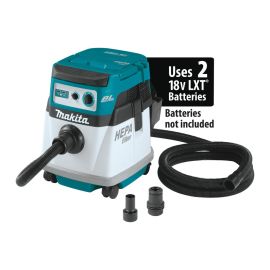Makita XCV15ZX 18V X2 LXT® Lithium-Ion (36V) Brushless Cordless 4 Gallon HEPA Filter Dry Dust Extractor (Tool Only)