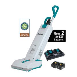 Makita XCV19PG 18V X2 (36V) LXT® Lithium‑Ion Brushless Cordless 1.3 Gallon HEPA Filter 12 Inch Upright Vacuum (6.0Ah)