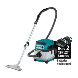 Makita XCV20Z 18V X2 (36V) LXT® Lithium‑Ion Brushless Cordless 2.1 Gallon Wet/Dry Dust Extractor/Vacuum, Tool Only