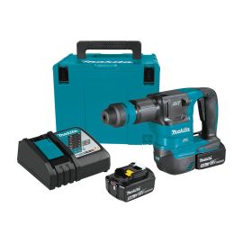 Makita XKH01TJ 18V LXT Lithium-Ion Brushless Cordless AVT Power Scraper Kit, accepts SDS-PLUS (5.0Ah)