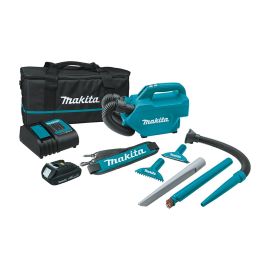 Makita XLC07SY1 18V LXT® Lithium-Ion Compact Handheld Canister Vacuum Kit, with one battery (1.5Ah)