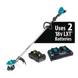 Makita XRU15PT 18V X2 (36V) LXT® Lithium-Ion Brushless Cordless String Trimmer Kit, dual port charger (5.0Ah)