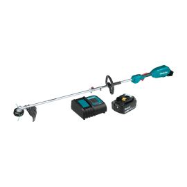Makita XUX02SM1X1 18V LXT® Lithium‑Ion Brushless Cordless Couple Shaft Power Head Kit w/ 13 Inch String Trimmer Attachment (4.0Ah)