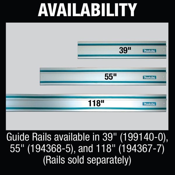 Makita 194367-7 118 Inch Guide Rail for use with Makita Plunge