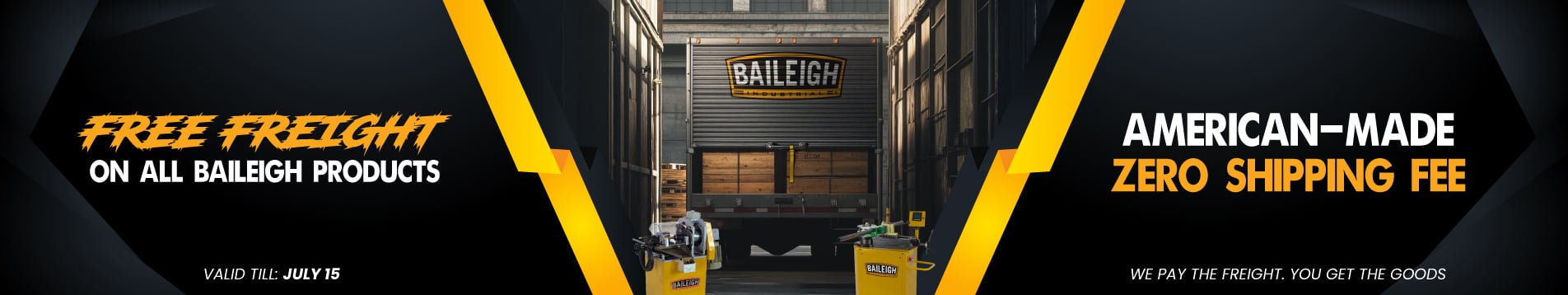 Baileigh July Promo 2025
