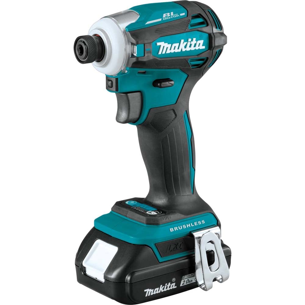 Makita XDT19R 18V LXT® Lithium-Ion Compact Brushless Cordless Quick-Shift  Mode™ 4-Speed Impact Driver Kit, bag (2.0Ah)