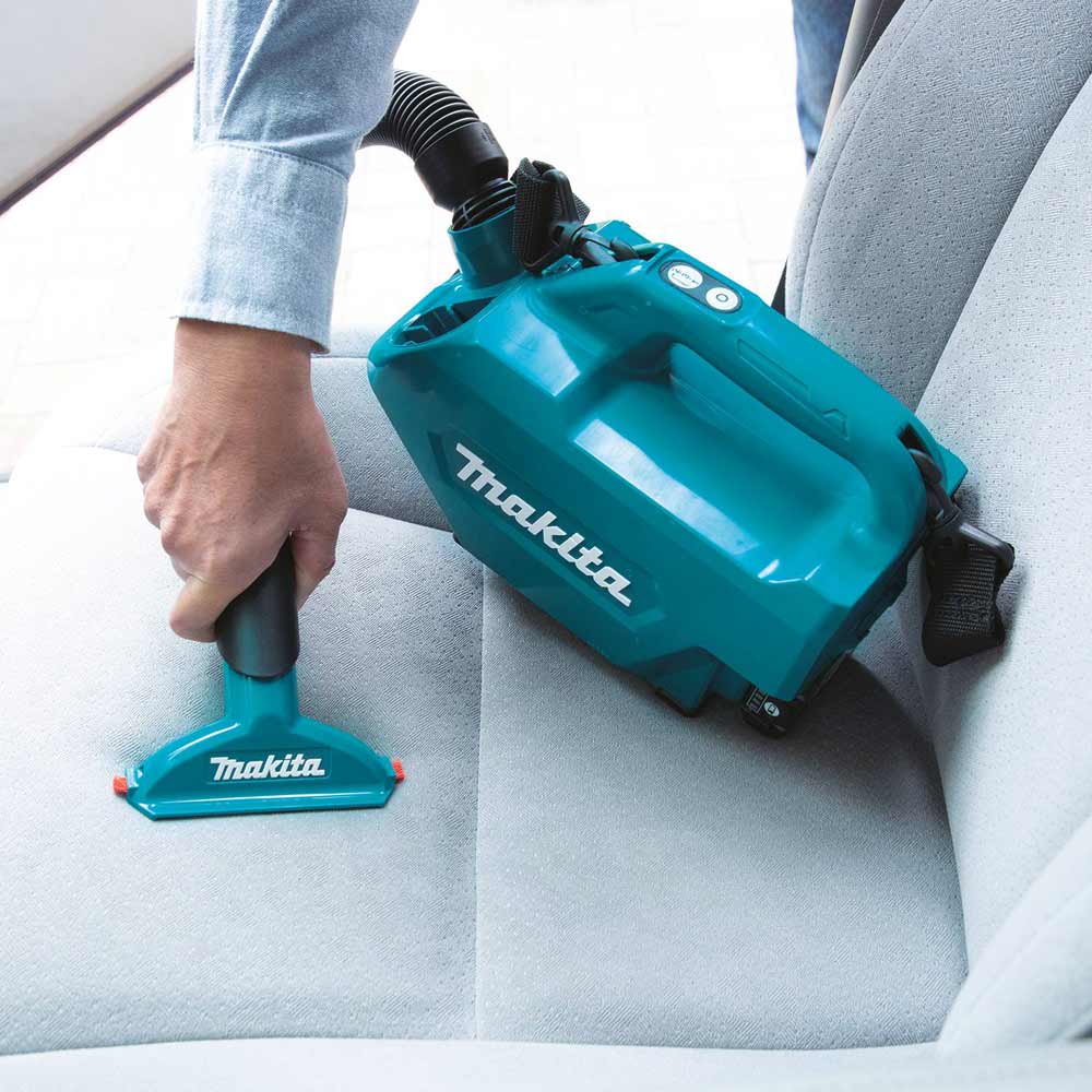 Makita LC09A1 12V max CXT® Lithium-Ion Compact Cordless Vacuum Kit, bag,  with one battery (2.0Ah)