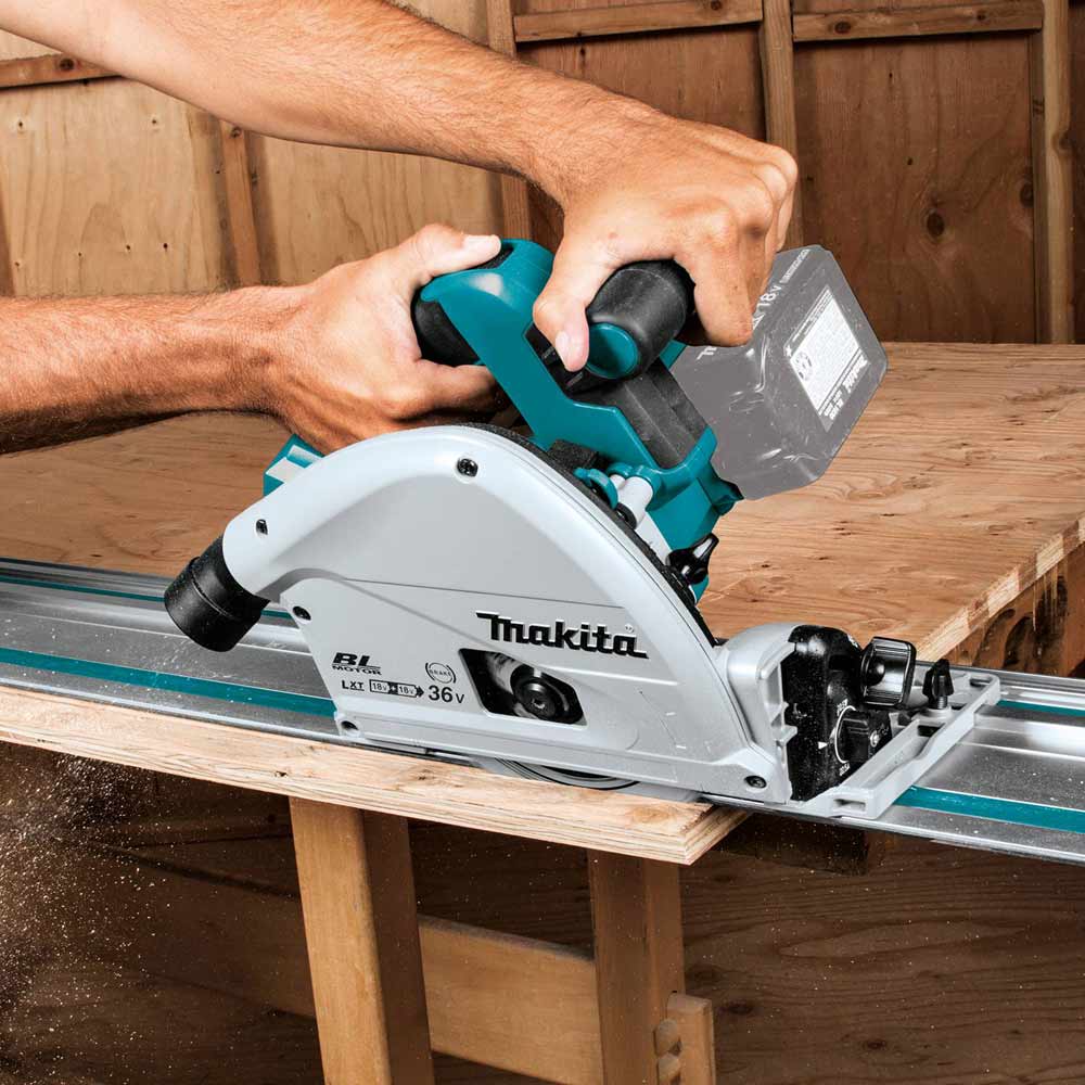 Makita XPS01Z 18V X2 LXT Lithium‑Ion (36V) Brushless Cordless 6‑1/2 Inch  Plunge Circular Saw, Tool Only