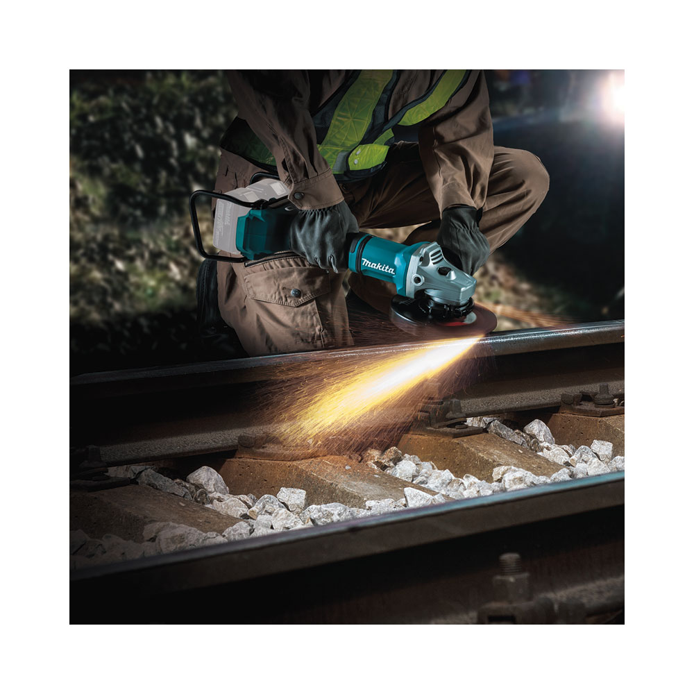 Makita XAG23ZU1 18V X2 LXT® Lithium-Ion (36V) Brushless Cordless 9Inch Paddle  Switch Cut-Off/Angle Grinder, electric brake, AWS™, lock-off, no lock-on
