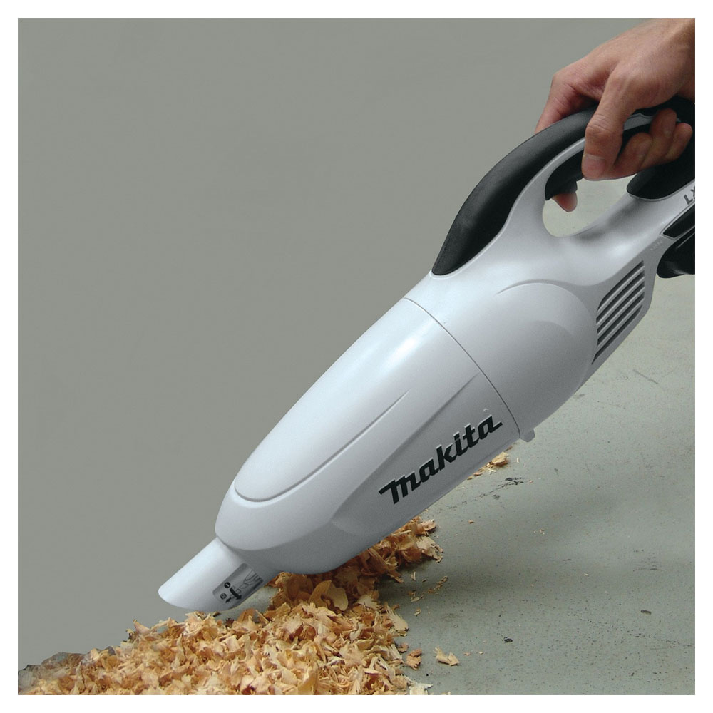 Makita XLC02RB1W 18V Compact Lithium-Ion Cordless Vacuum Kit, with one 2.0Ah  Battery